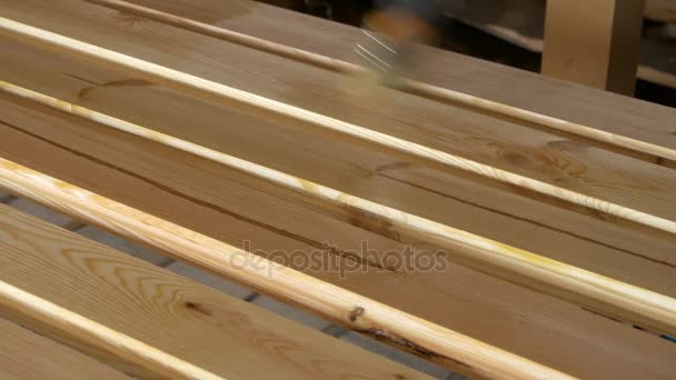 Lacquered diagonal flooring boards. — Stock Footage Lacquered diagonal flooring boards. Royalty Free Stock Video