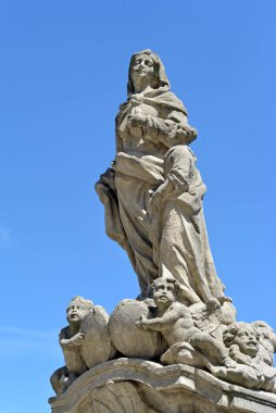 St. Anna Kutna Hora, Çek Cumhuriyeti, heykeli