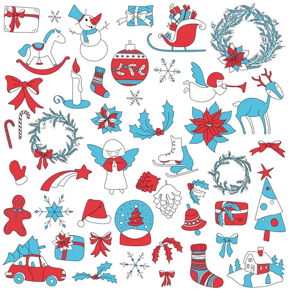Noel öğeleri-ebilmek var olmak kullanılmış için advent Icon set