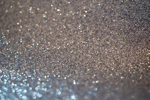 Abstract shiny silver glitter sparkle background — Stock Photo, Image