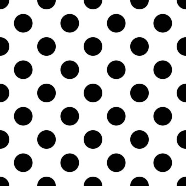 Seamless Polka Dot modeli. Memphis grup stili