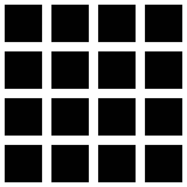 正方形の幾何学的なシームレス パターン。メンフィス スタイル — ストックベクタ