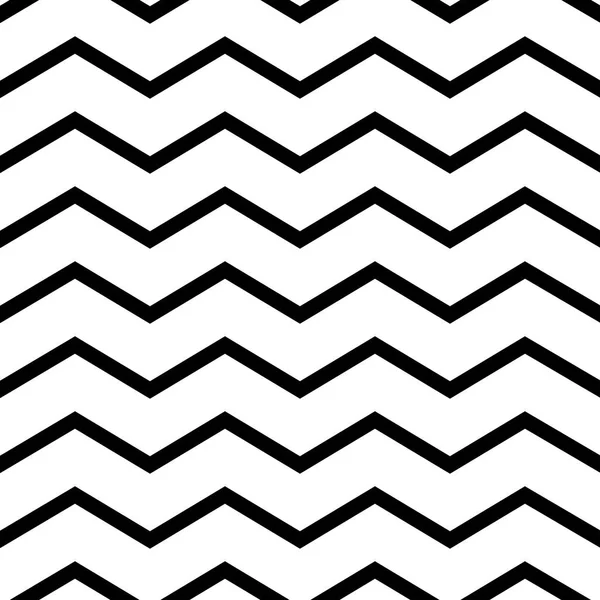 Estilo Memphis chevron zigzag patrón sin costuras . — Vector de stock