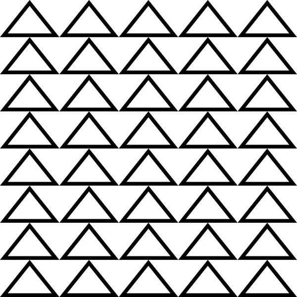 Triángulo sin costura patrón memphis estilo fondo — Vector de stock