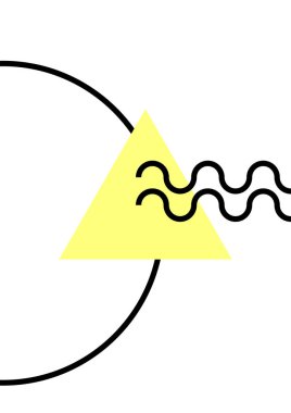 Trendy memphis grup stili poster renk arka plan