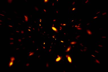 siyah bir arka plan üzerinde yol açtı.