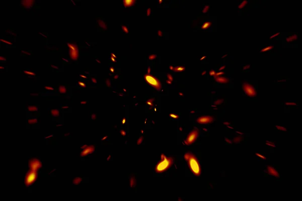 siyah bir arka plan üzerinde yol açtı.