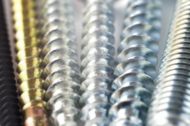 Arka plan birçok gümüş çivi. 