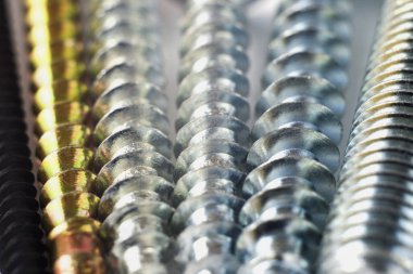 Arka plan birçok gümüş çivi. 