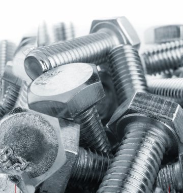 cıvata kapatın. Ayrıntılar. Sanayi malzemeleri. Oluşturma araçları.