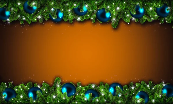 Christmas decoration and blue Christmas toy isolated — Stock Photo, Image