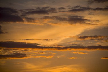 turuncu ve altın ışık