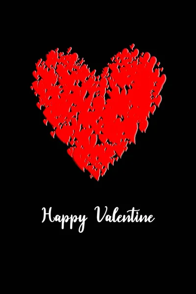Hintergrund Aus Den Herzen Valentinstag — Stockfoto