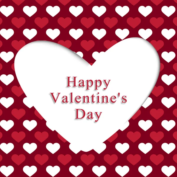 Achtergrond Van Harten Valentine Day — Stockfoto