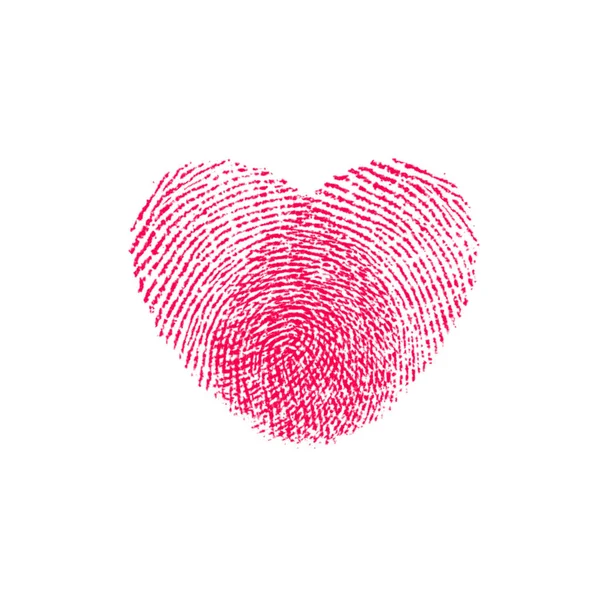 Kalp şeklinde parmak.