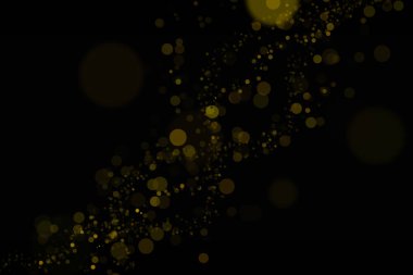 Sarı Bokeh. arka plan bulanıklığı bokeh.