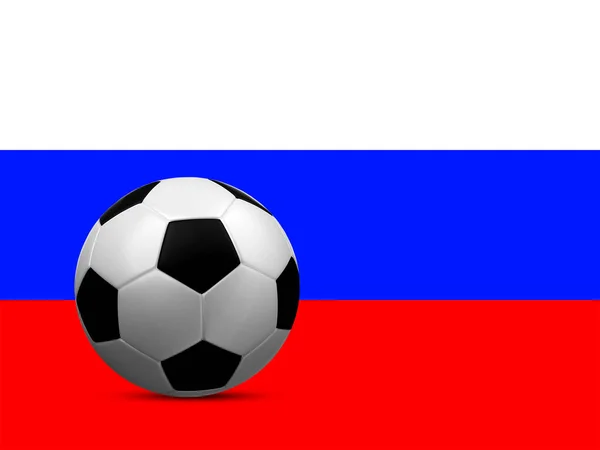 Coppa Del Mondo Russia Pallone Calcio — Foto Stock