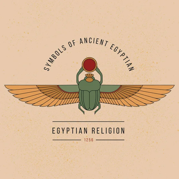 Symbol der alten Ägypter. — Stockvektor