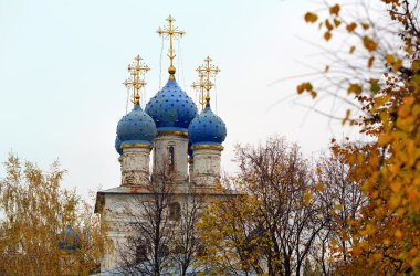 Tanrı'nın annesi parkta Kolomenskoye Kazan simgesini Kilisesi. Moscow, Rusya Federasyonu.