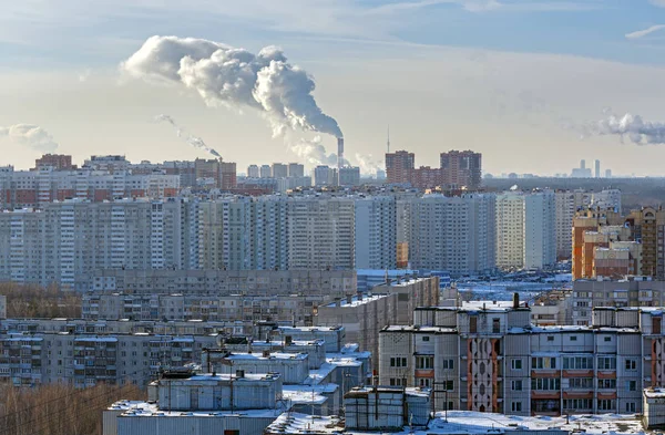 Vista aérea de la ciudad Balashikha en la región de Moscú de Rusia . —  Fotos de Stock