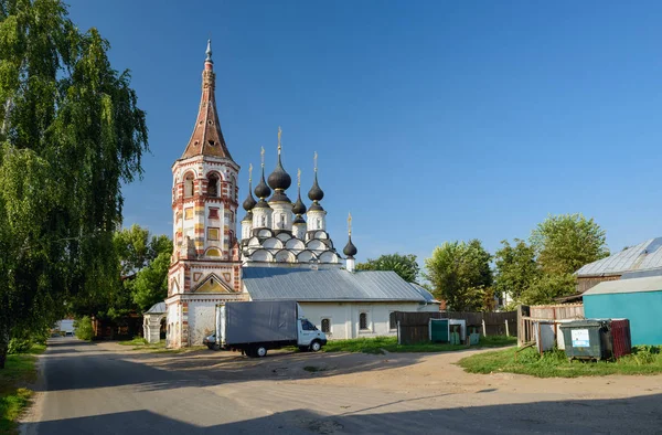 Antipievskaya és Lazarevskaya templomok, Suzdal, Oroszország — Stock Fotó