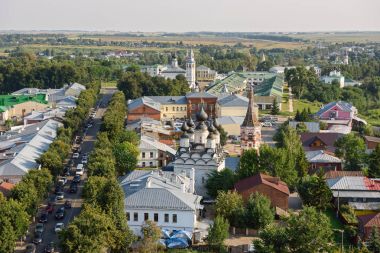  Eski Rus Suzdal şehir görünümünü. Altın yüzük, Rusya Federasyonu