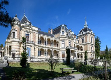 (1882-1886 yılında inşa) Sarayı Hermesvilla yapılan Lainzer Tiergarten, Viyana, Avusturya. Bugün bu hatıra İmparatoriçesi Elisabeth, konut müzesidir.