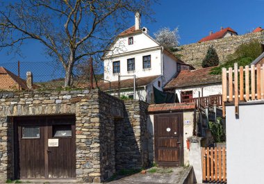 Yurt sokak içinde küçük kasaba bir Weissenkirchen-içinde-der-Wachau. Wachau Vadisi, bölge, Krems-arazi, aşağı Avusturya.