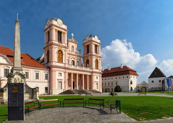 Abadia de Goettweig - Mosteiro beneditino perto de Krems, na Baixa Áustria, fundado em 1083, Património Mundial desde 2001 . — Fotografia de Stock