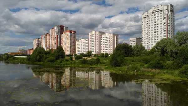 New residential district in city of Balashikha, Moscow region, Russia — Stock Photo, Image