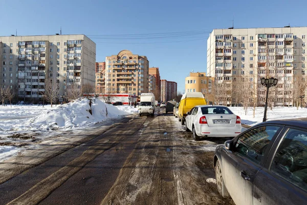 Весна в г. Балашиха, Московская область, Россия . — стоковое фото