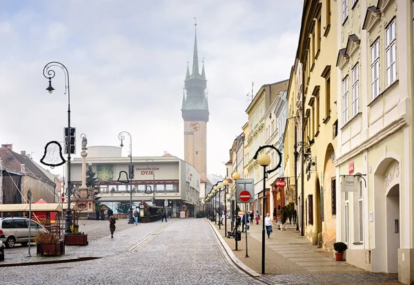 Hauptplatz von Znojmo, Tschechische Republik. — Stockfoto