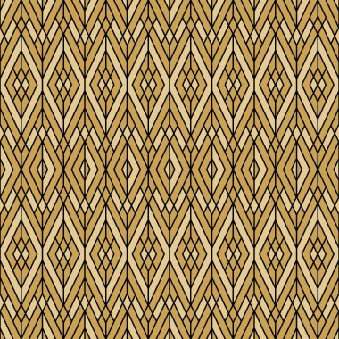 Elmas altın arka ile geometrik soyut seamless modeli