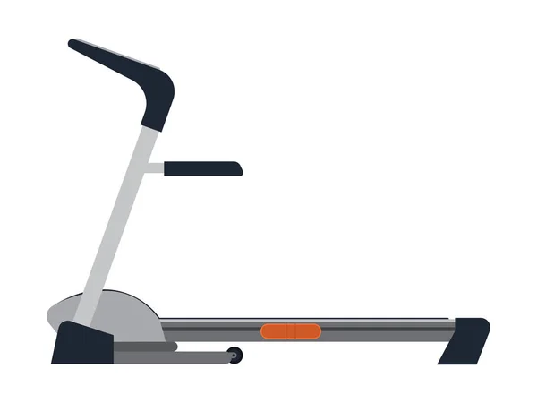 Loopband. Flat. Trainer te versnellen metabolisme en gewichtsverlies. — Stockvector
