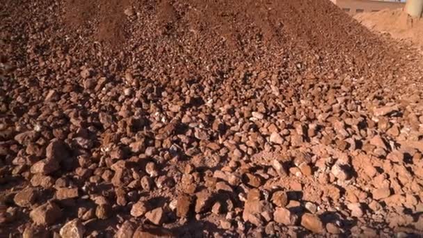 Ore preparation at a crushing and sorting factory. — Stock Video