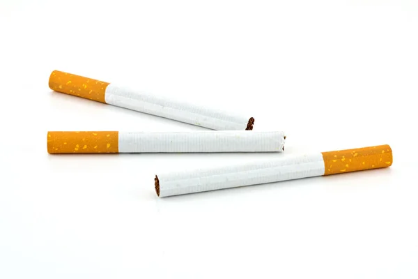 Cigarettes isolated on white background — Stock Photo, Image