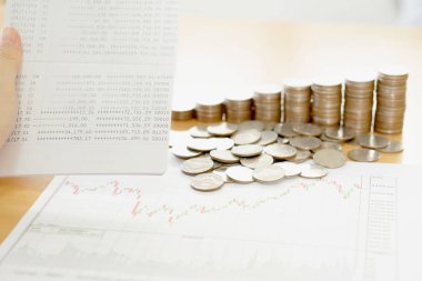 Paralar Passbank ile yığını 