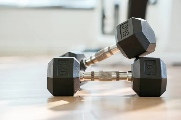 Dumbbell close-up for Health Club concept. — 스톡 사진