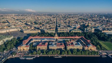 Saint-Petersburg Admiralty havadan görünümü