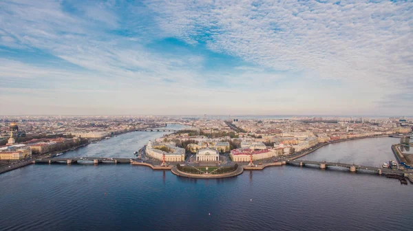 Vista aérea de San Petersburgo, centro de la ciudad — Foto de Stock