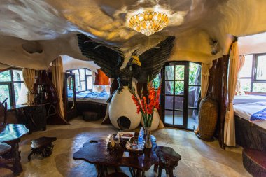 Dalat, Vietnam, Şubat, 2016 - Nga asmak guesthouse tımarhane