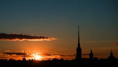 Peter ve Paul Fortress havadan görünümü