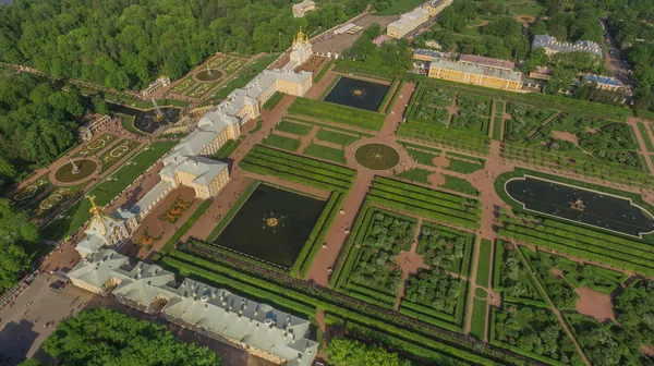 Peterhof Sarayı, St. Petersburg havadan görünümü