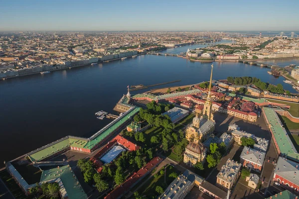 Peter ve Paul Fortress havadan görünümü