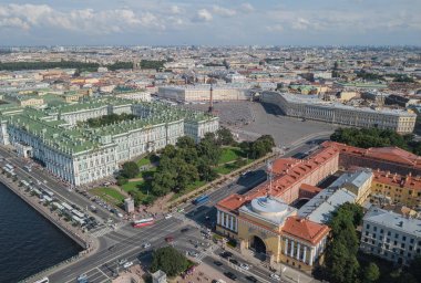 Uçan Merkezi St Petersburg yukarıda