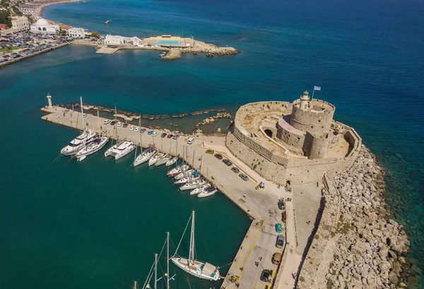 Fort of St. Nicholas in Rhodes — Stock Photo, Image