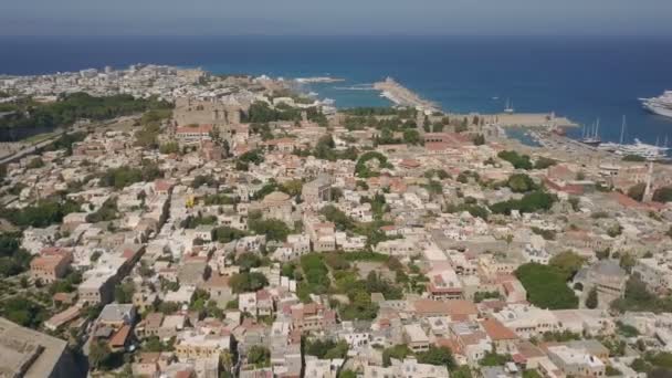 Paysage urbain de Rhodes — Video