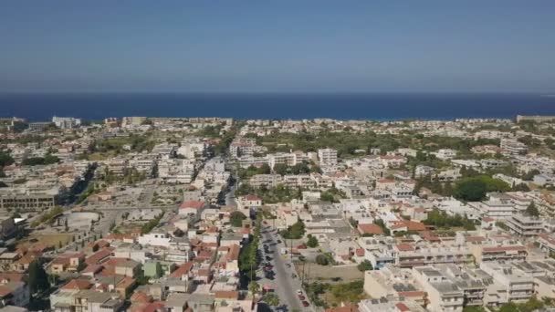 Vista aérea de Ialysos — Vídeo de Stock