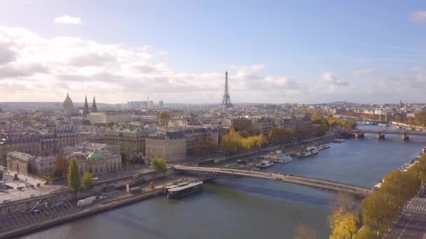 Stadtbild von Paris — Stockvideo