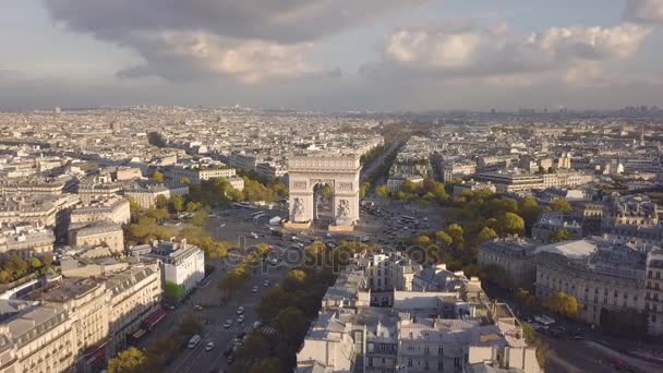 Paisaje urbano de París — Vídeo de stock